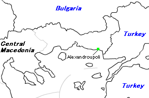 East Macedonia and Thrace（東マケドニア・トラキア）の地図