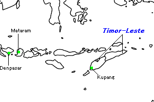 Nusa Tenggara（小スンダ列島）の地図
