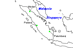Sumatra（スマトラ島）の地図