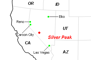 Silver Peak（シルバー・ピーク）周辺地図
