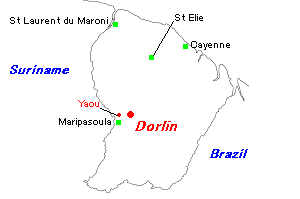 Dorlin鉱山周辺地図