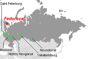 Fedorova PGMプロジェクト周辺地図