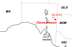 Honeymoon（ハネムーン）鉱山周辺地図
