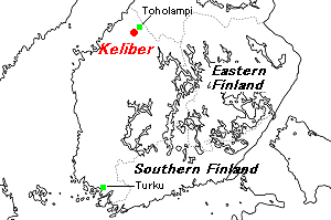 Keliberリチウム・タンタルプロジェクト周辺地図