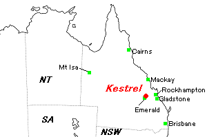 Kestrel（ケストレル）鉱山周辺地図