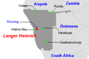 Langer Heinrichウラン鉱山周辺地図