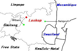Loskop PGMプロジェクト周辺地図