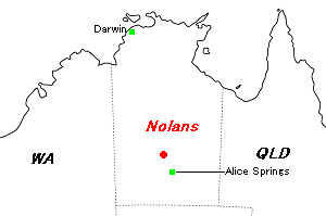 Nolansレアアースプロジェクト周辺地図