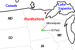 Northshore（ノースショア）鉄鉱山周辺地図