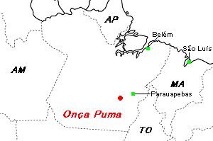 Onça Puma（オンサ・プーマ）ニッケル鉱山周辺地図