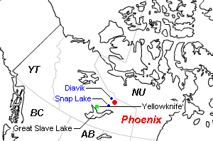 Phoenix（フェニックス）リチウムプロジェクト周辺地図